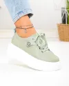 Pantofi casual din piele naturala barilla cu platforma T-5807 3