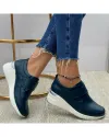 Pantofi Piele Naturala Adela - Bleumarin 2