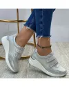 Pantofi Piele Naturala Alina - Argintii 2