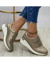 Pantofi Piele Naturala Alina - Gold 2
