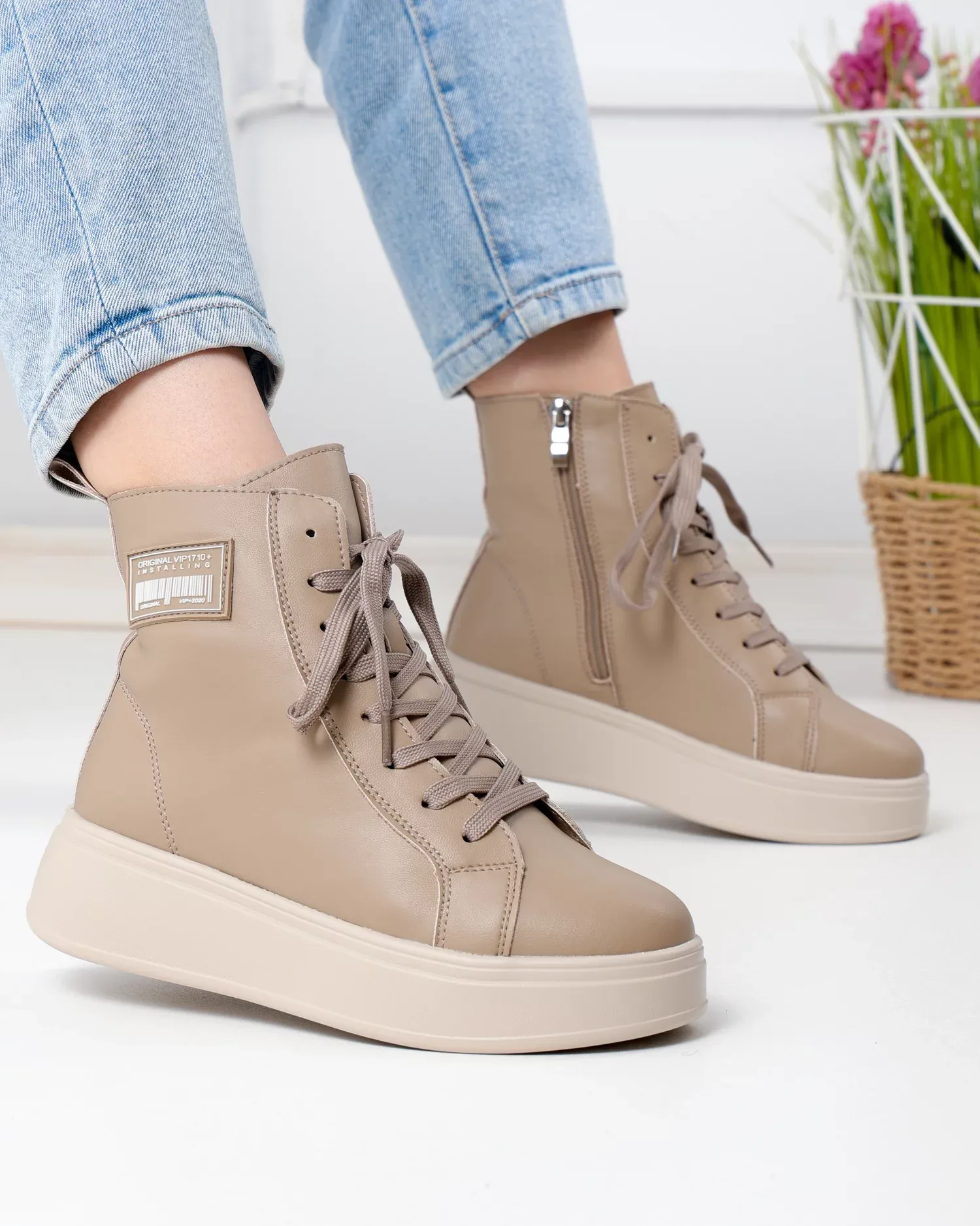 products/580/ghete-captusite-dama-piele-naturala-kaki-cu-inchdere-fermoar-f001-886-104206.webp