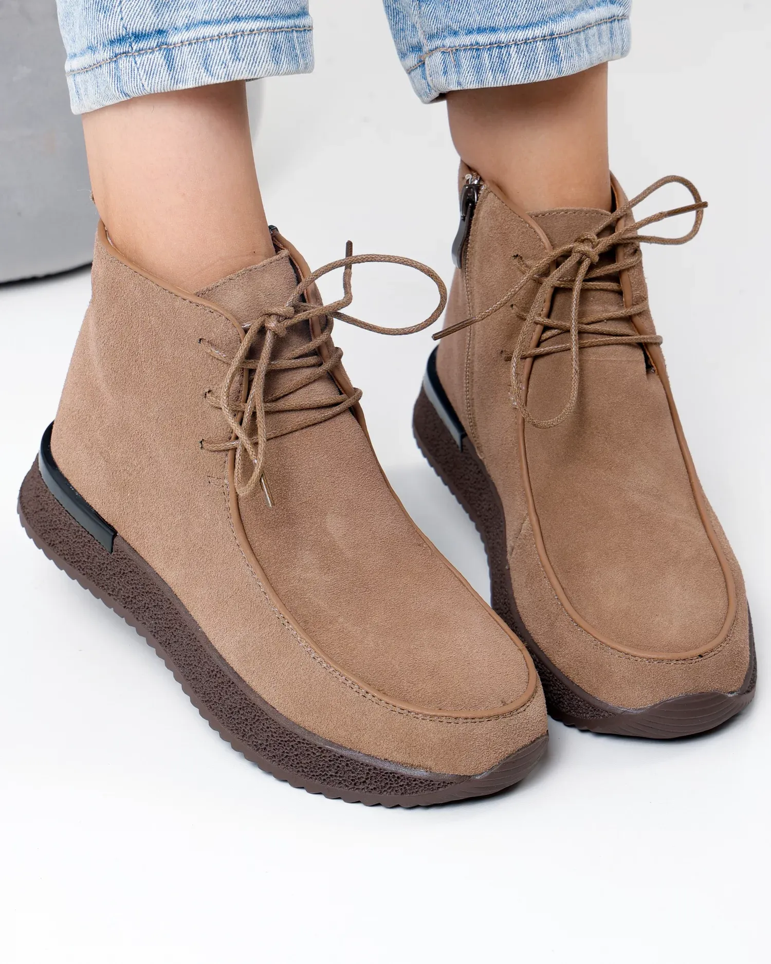 products/580/ghete-scurte-dama-piele-naturala-intoarsa-kaki-imblanite-jy8070-104200.webp