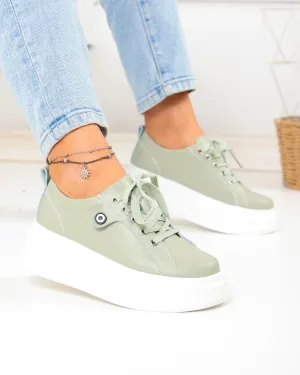 Pantofi Casual - Pantofi casual din piele naturala barilla cu platforma T-5807
