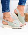 Sandale dama piele naturala barila perforate T-8052 4