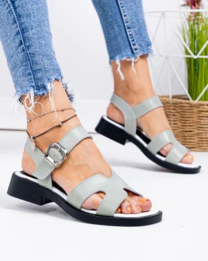 Sandale dama piele naturala barilla cu varf lat JY6531