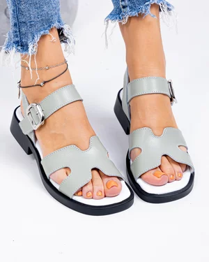 Sandale Dama - Sandale dama piele naturala barilla cu varf lat JY6531