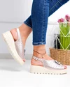 Sandale dama piele naturala rose perforate T-8021-2 4