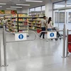 Sistem dublu poarta acces magazin – Sens unic, metalic, set complet stanga-dreapta picture - 3