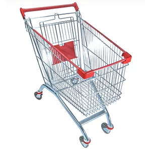Carucior supermarket metalic 125 litri