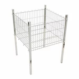 Cos metal promotie din grilaj, 60x60 cm