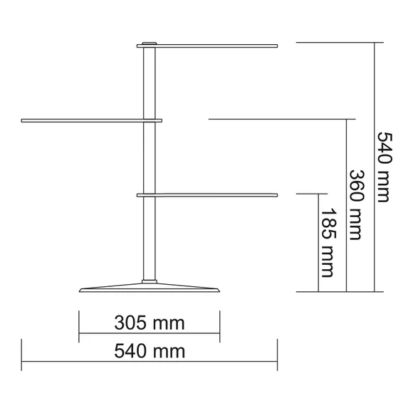 Suport plexiglas etajat pentru expunere produse picture - 2