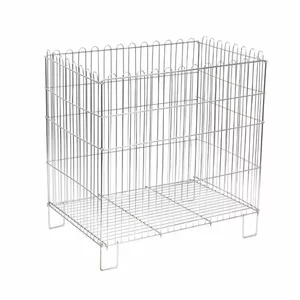 Cos promotional metalic pliabil 53×80 cm pentru magazine si supermarketuri