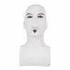Cap machiat manechin barbat cu bust din plastic alb picture - 2