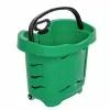 Cos de cumparaturi cu roti si maner 40 litri, Verde picture - 3