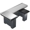Masa pentru casa de marcat U 240 cm stanga, Rama din aluminium picture - 1