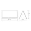 SUPORT PLEXI PENTRU ETICHETE DUBLU ZP 57 picture - 3