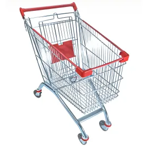 Carucior supermarket metalic 125 litri