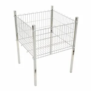 Cos metal promotie din grilaj, 60x60 cm