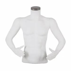 Bust din plastic cu maini in sold barbat