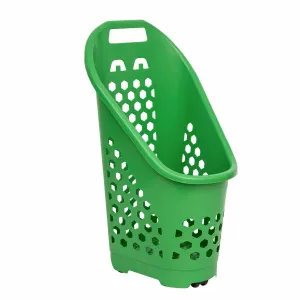 Carucior de cumparaturi 70 de litri, Verde