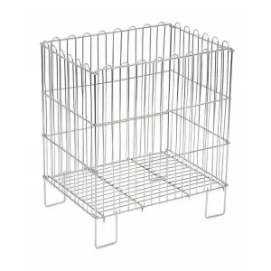 Cos promotional metalic pliabil 52×54 cm pentru magazine si supermarketuri