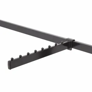 Expozitor frontal drept cu opritori pentru Sistem F – Accesoriu de expunere haine