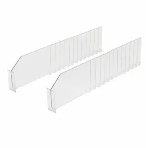 Separator reglabil din plexiglas pentru rafturi de magazin