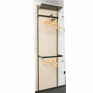 Sina aluminiu negru 250 cm