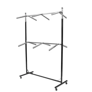 Stender Negru E-525 Cu 12 Suporti De Expunere