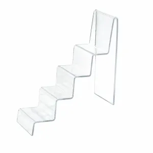 Suport plexi pentru portofele cu 4 trepte transparent