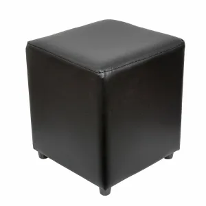 TABURET FORMA CUB NEGRU