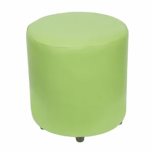 TABURET SIMPLU VERDE PASTEL ROTUND