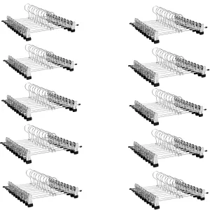 Set 100 bucati umeras metal cu clipsuri 40 cm