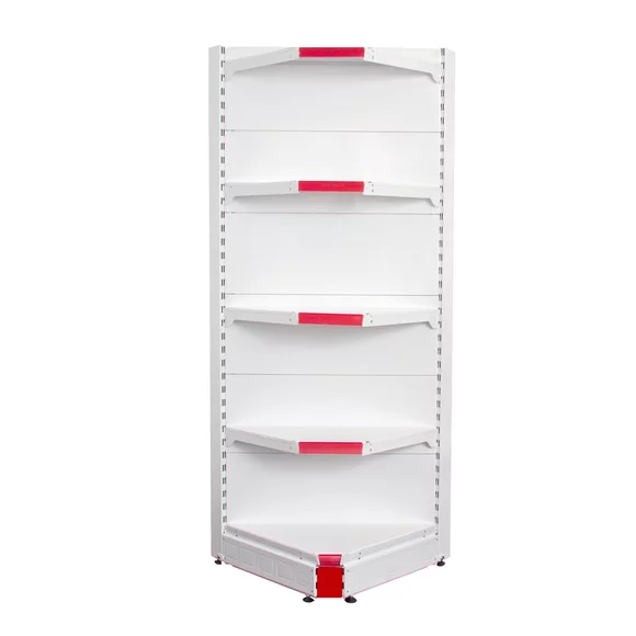Raft metalic de colt interior Alb 195 cm picture - 3