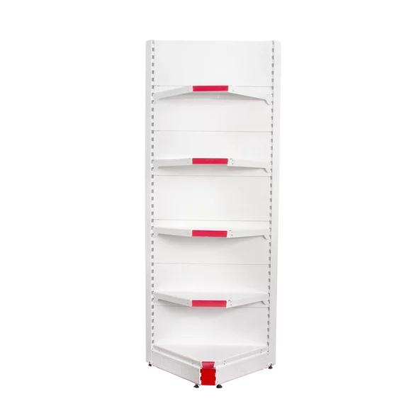 Raft metalic de colt interior Alb 225 cm picture - 3