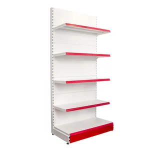 Raft metalic de perete Alb 225×100 cm