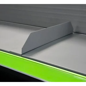 Separator metalic pentru rafturi, 40 x 6 cm, gri