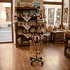Stand accesorii metalic negru, 4 nivele de expunere picture - 2