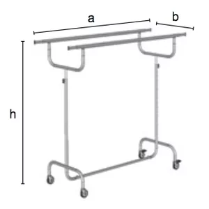 STENDER ITALIA CU DOUA BARE REGLABIL ST209R80B