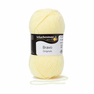 Acrylic yarn Bravo- Lemon 08361