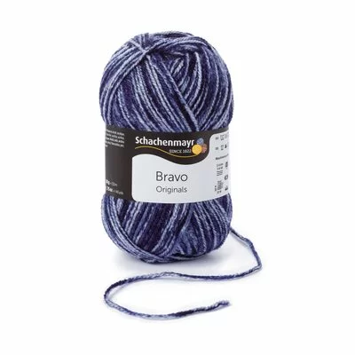 Acrylic yarn Bravo- Navy Denim 08354
