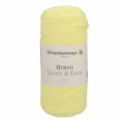 Acrylic yarn Bravo Quick & Easy - Lemon 08361