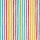 Canvas Linen Look Fabric - Rainbow Stripes