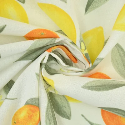 Home Decor Fabric Citrus Fruit - Yellow Home Decor Fabric