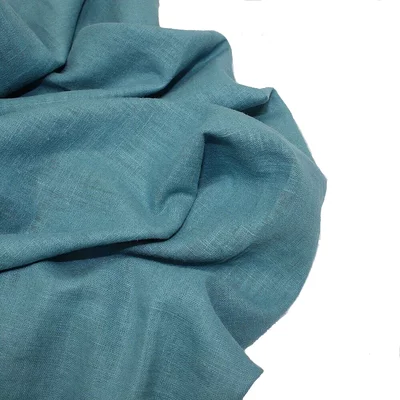 Linen Enzyme Washed - Teal