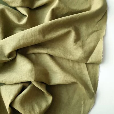 Linen Washed - Moss Green
