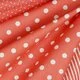 Printed Cotton - Dots Coral