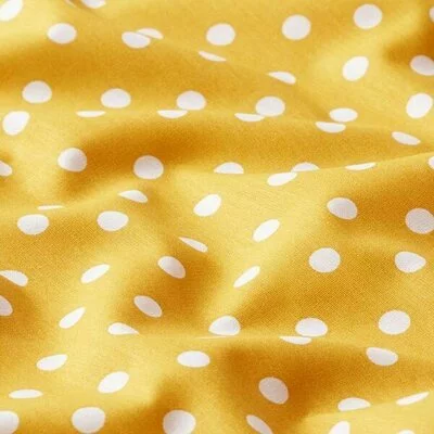 Printed Cotton - Dots Ocre