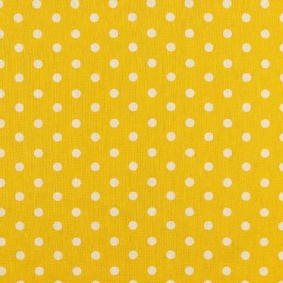 Printed Cotton - Dots Yellow