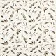 Printed Cotton Jersey - Leaves Taupe- cupon 80 cm